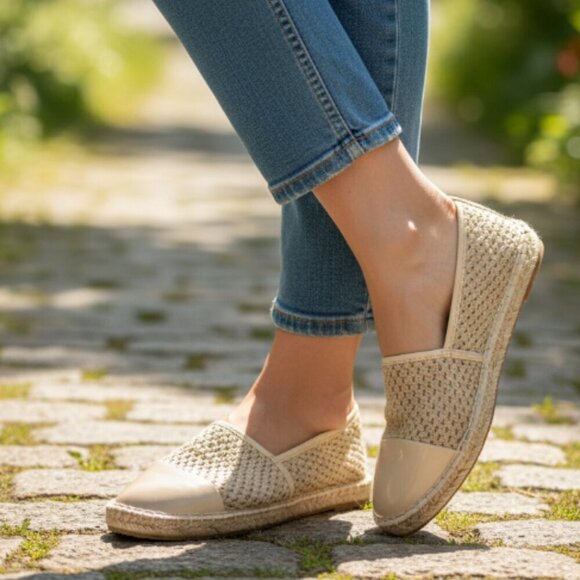 Sam Edelman Shoes - Circus Sam Edelman Lena Woven Shoe Moccasin Natural Size 10 Women's